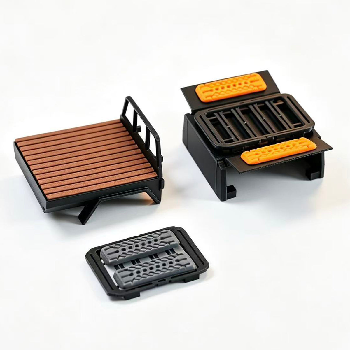 HobbyDetails Magnetic Bed and Topper Set for SCX30 Tacoma