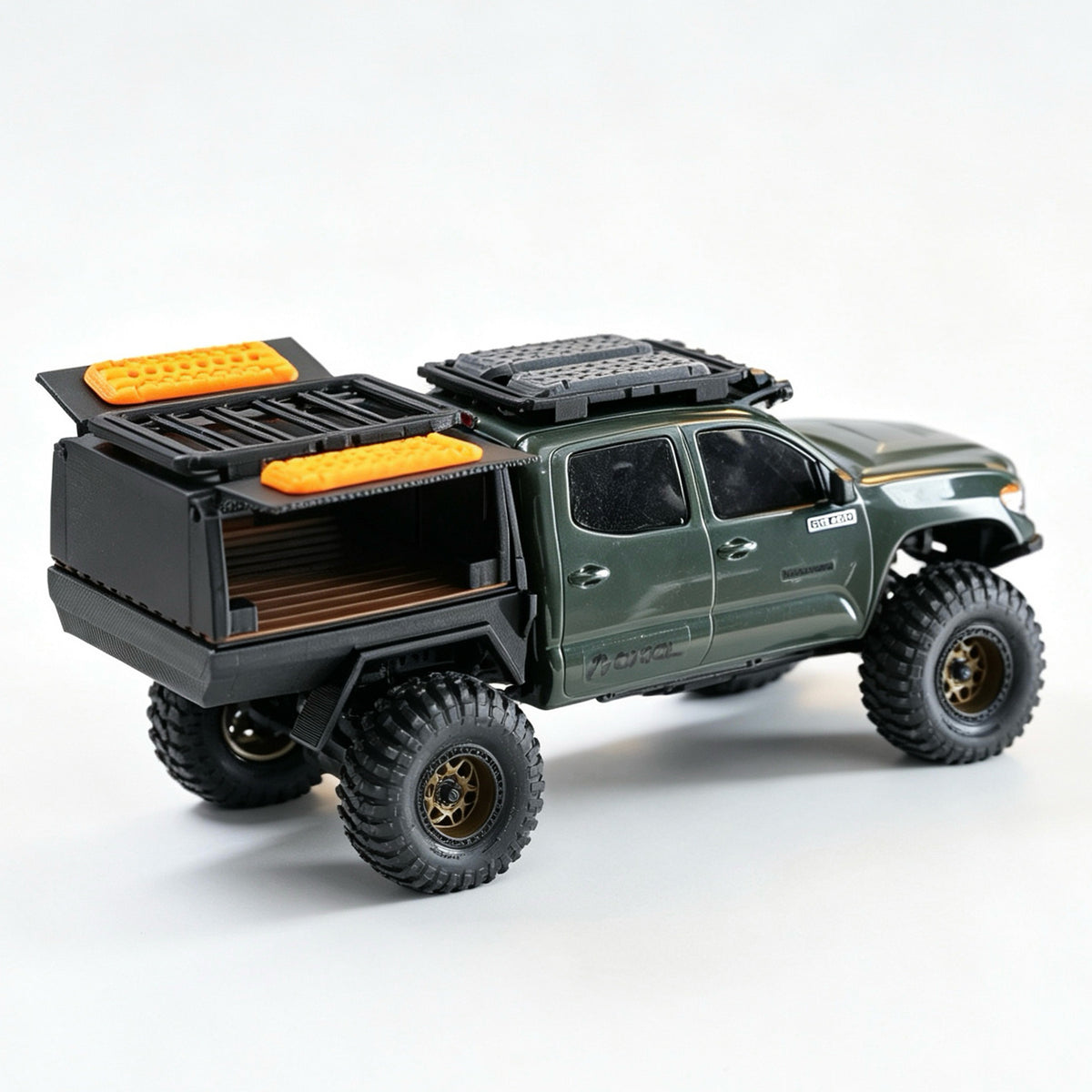 HobbyDetails Magnetic Bed and Topper Set for SCX30 Tacoma