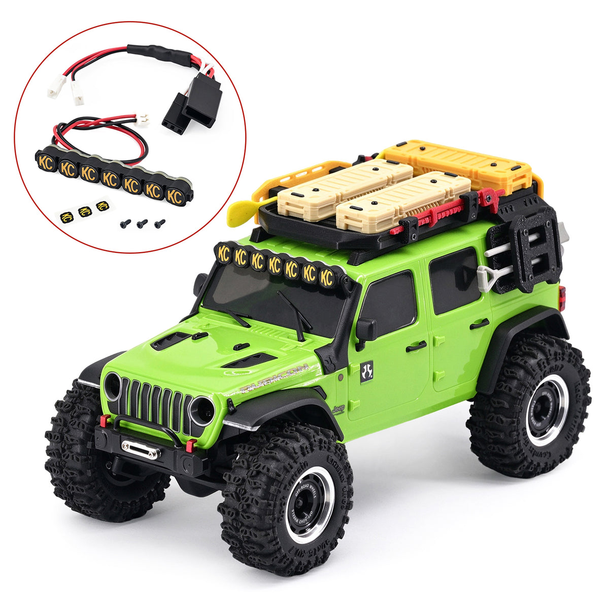 Hobbydetails SCX30 KC lights for SCX30 Jeep only