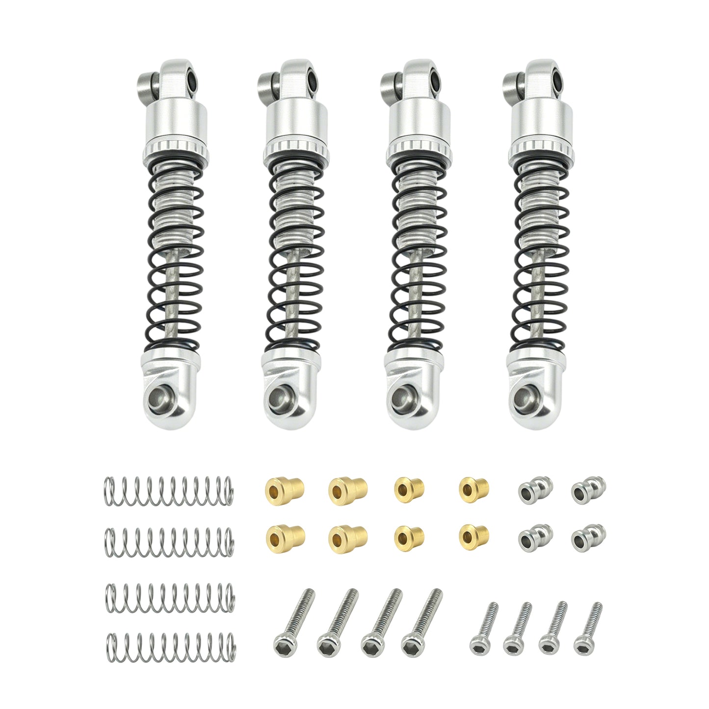 Hobby Details Aluminum Shock 25mm 4pcs/set for SCX30 Cars Upgrade Parts 4pcs/set