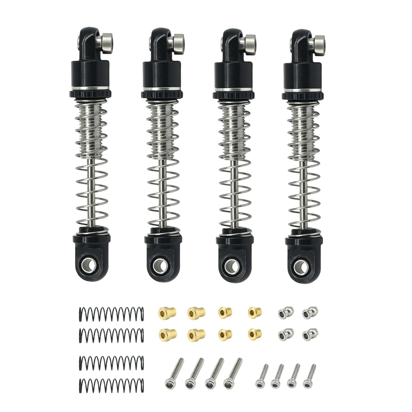 Hobby Details Aluminum Shock 25mm 4pcs/set for SCX30 Cars Upgrade Parts 4pcs/set