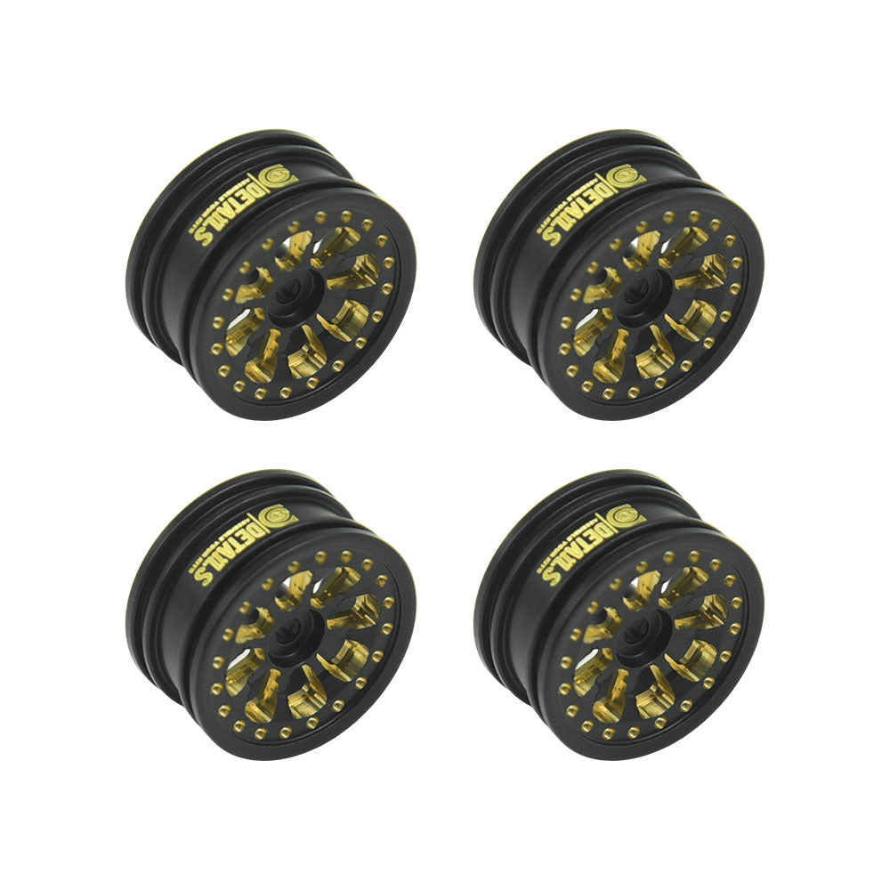 Hobby Details Brass 0.7" Wheel  for SCX30 Cars Upgrade Parts 4pcs/set