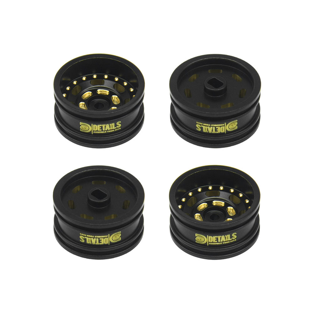 Hobby Details Brass 0.7" Wheel Offset  for SCX30 Cars Upgrade Parts 4pcs/set