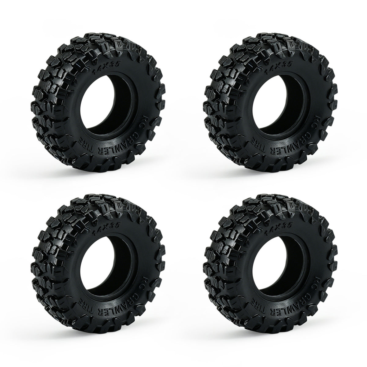 Hobby Details 0.7‘’ Wheel Tire with Foam for SCX30 Cars Upgrade Parts 4pcs/set