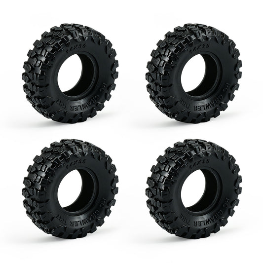 Hobby Details 0.7‘’ Wheel Tire with Foam for SCX30 Cars Upgrade Parts 4pcs/set