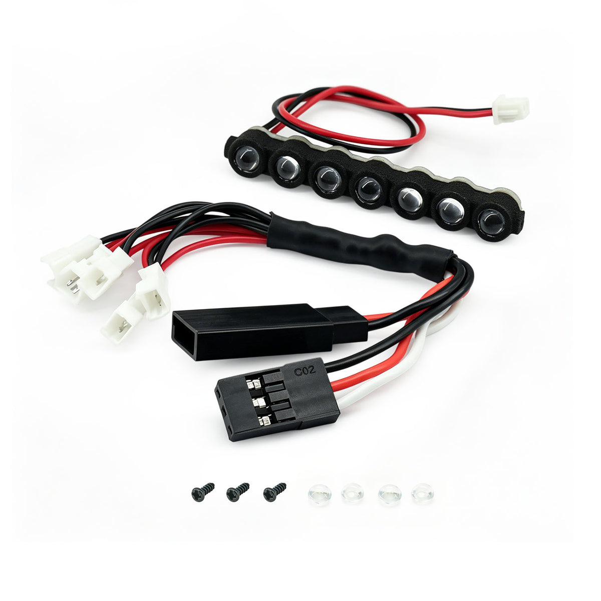Hobby Details SCX30 lights Roof Lights Bumper Light Optional