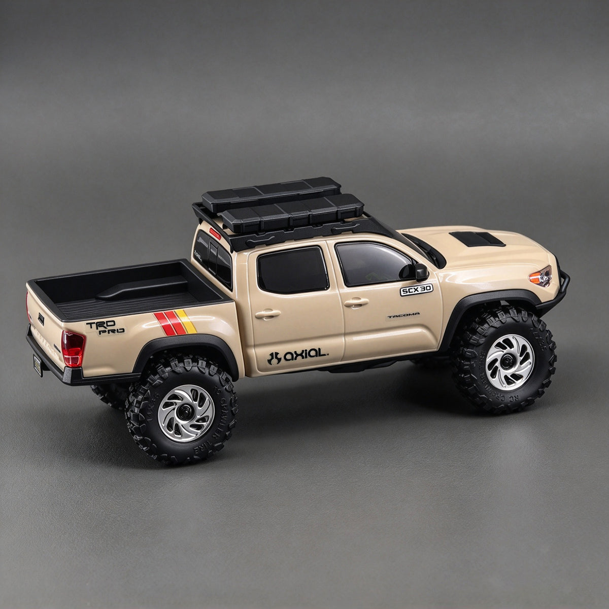 HobbyDetails 0.7" 14X35mm Tire ＆ Wheel for SCX30 Cars, Tacoma Bronze Cars, 4pcs/set