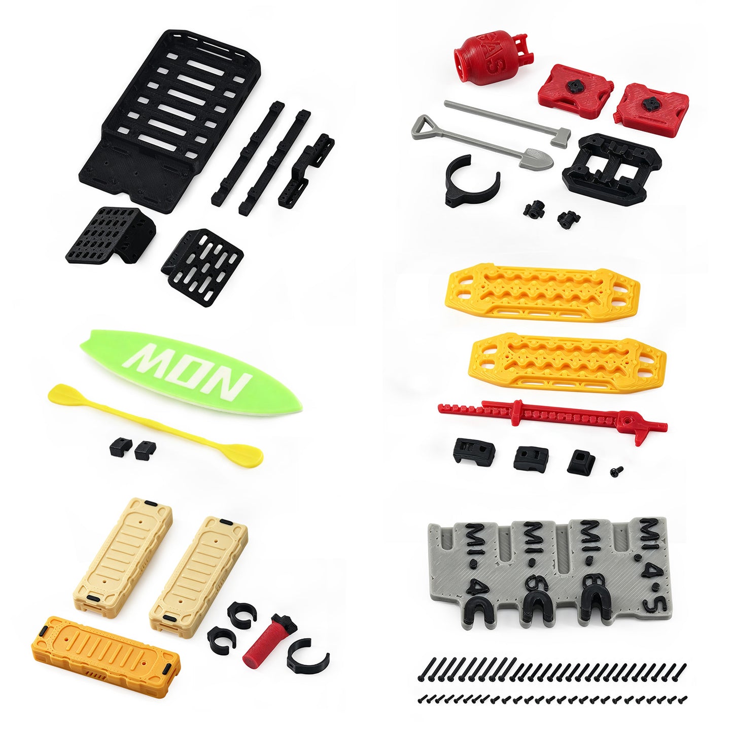 Hobby Details Mini Decoration Parts for SCX30 Bronco