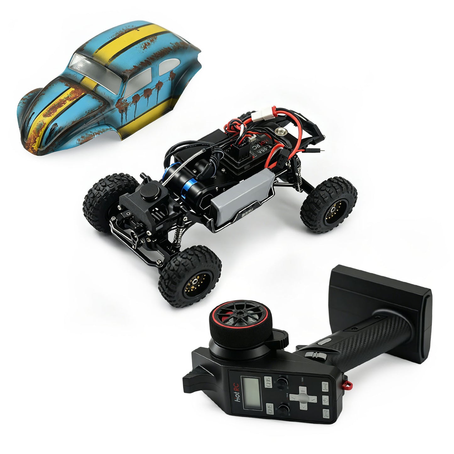 HobbyDetails SCX30 Full Aluminum Metal Kit and RTR Optional