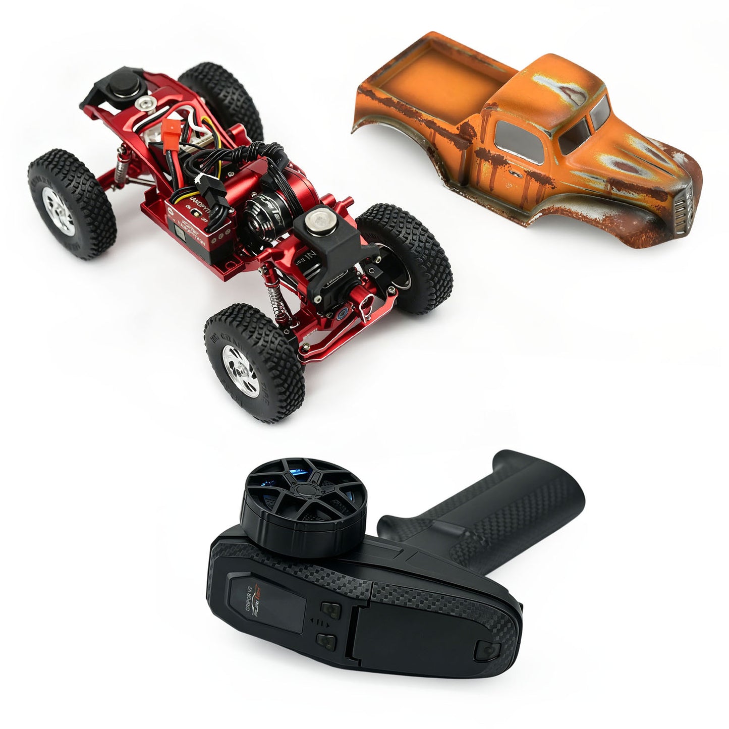 HobbyDetails SCX30 Full Aluminum Metal Kit and RTR Optional