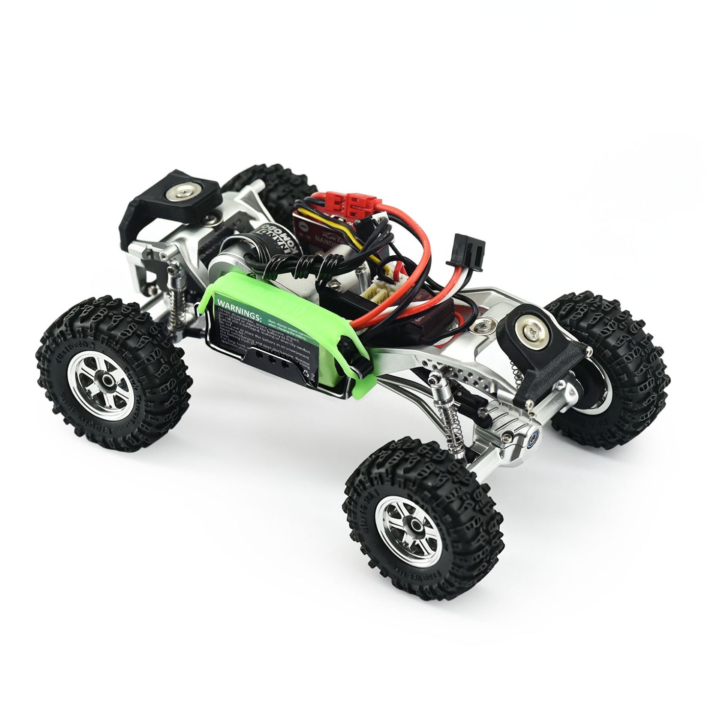 HobbyDetails SCX30 Full Aluminum Metal Kit RTR Metal Chassis + Furitek Motor ESC Transmitter Receiver + Servo + Battery + Body(By random)