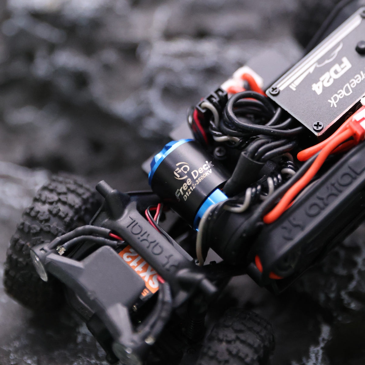 Free Deck Electric Adjustment Brushless 3500KV Motor&ESC Combo for AXIAL SCX30 Cars V2 STOCK
