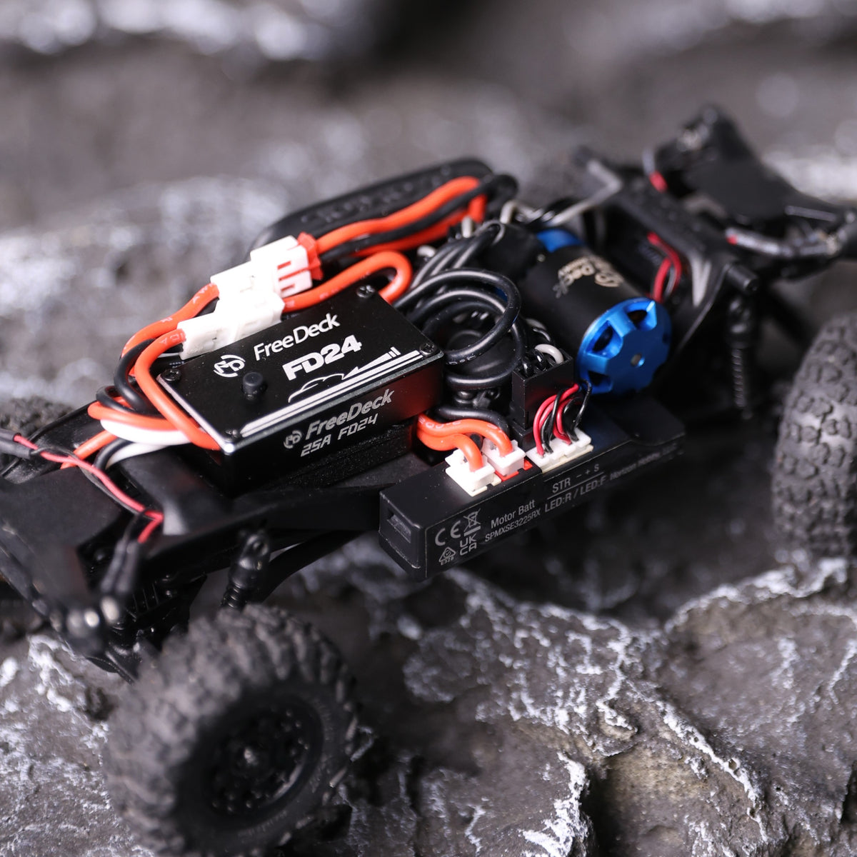 Free Deck Electric Adjustment Brushless 3500KV Motor&ESC Combo for AXIAL SCX30 Cars V2 STOCK