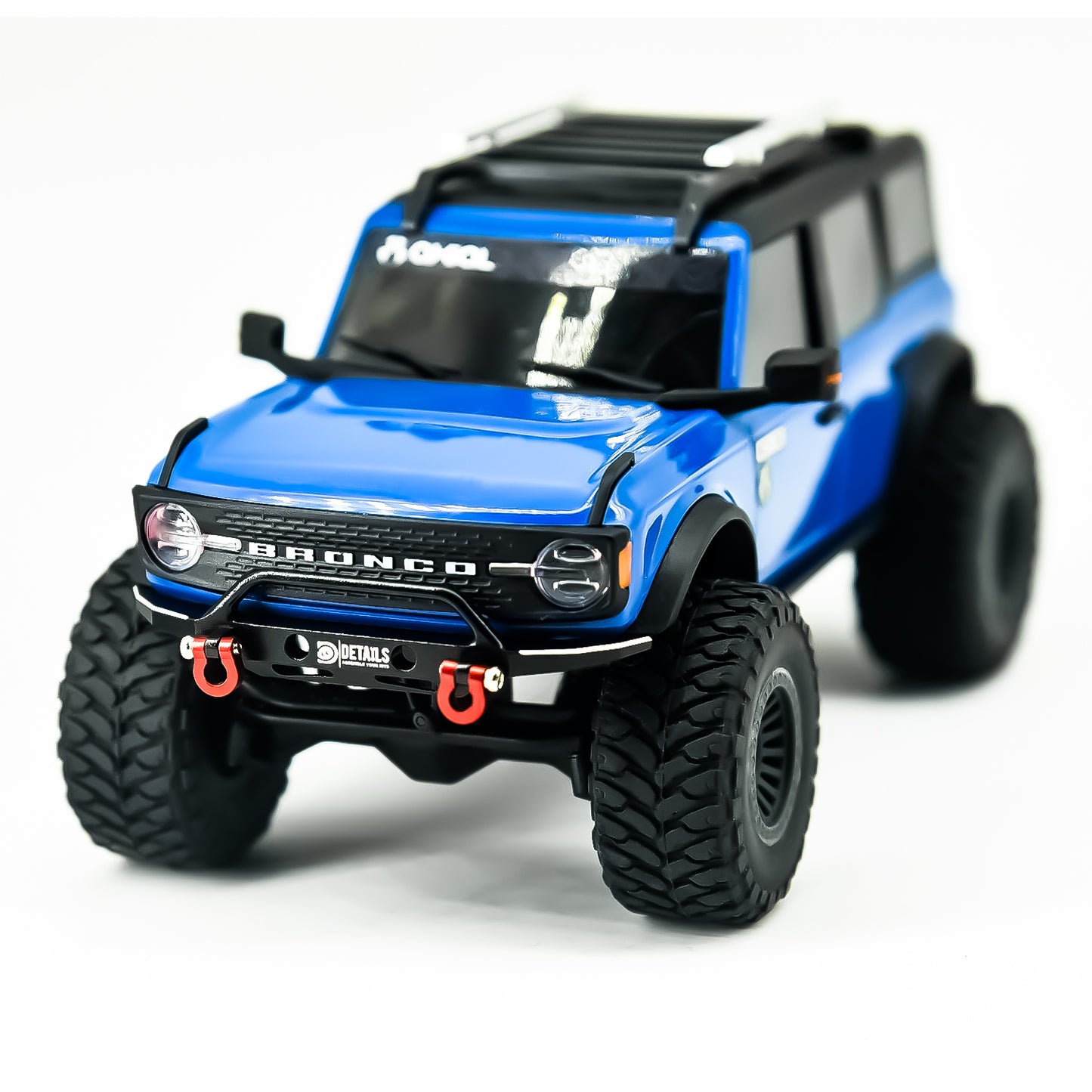Hobby Detailis Aluminum Alloy  Front Bumper for Axial SCX30 Bronco Upgrade Parts