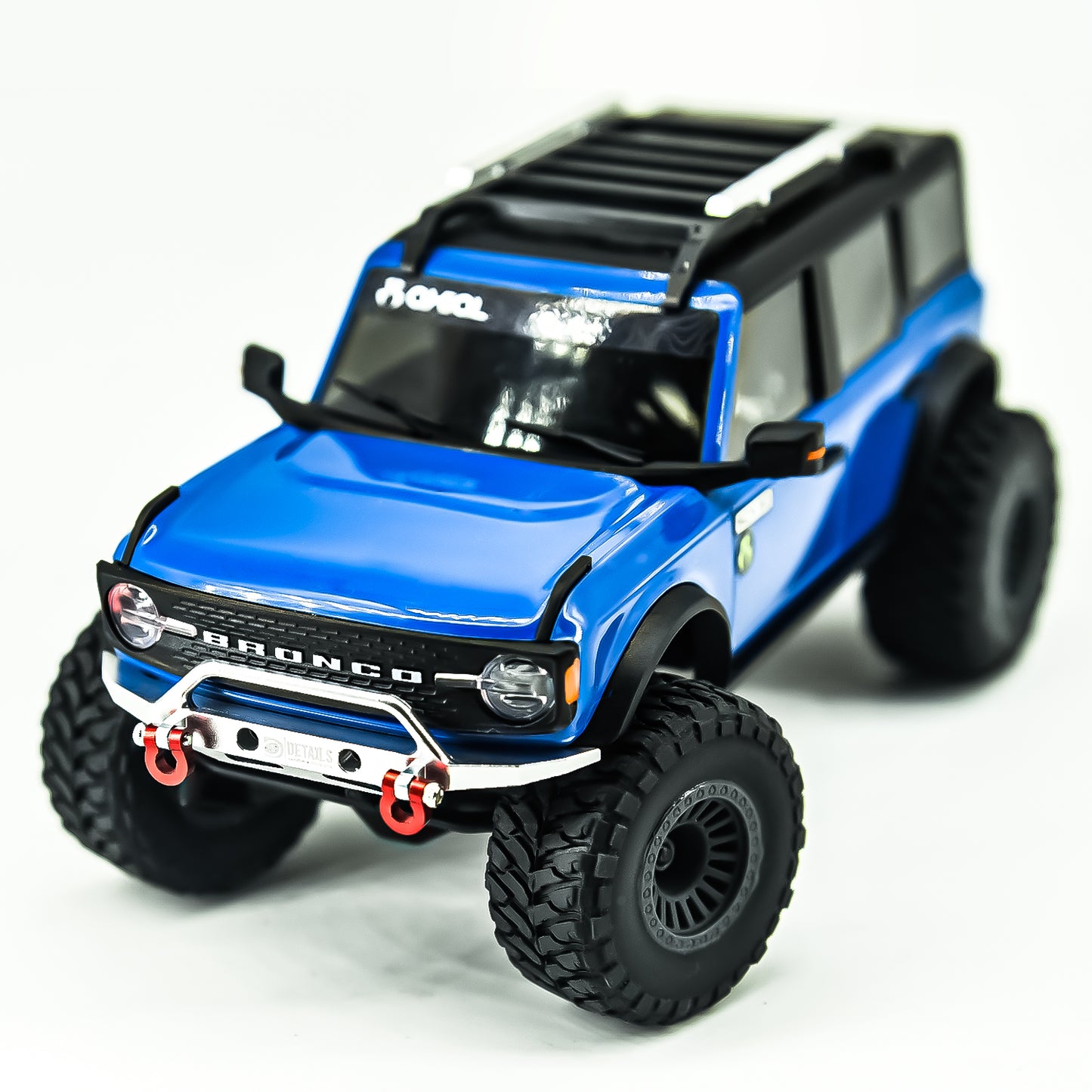 Hobby Detailis Aluminum Alloy  Front Bumper for Axial SCX30 Bronco Upgrade Parts