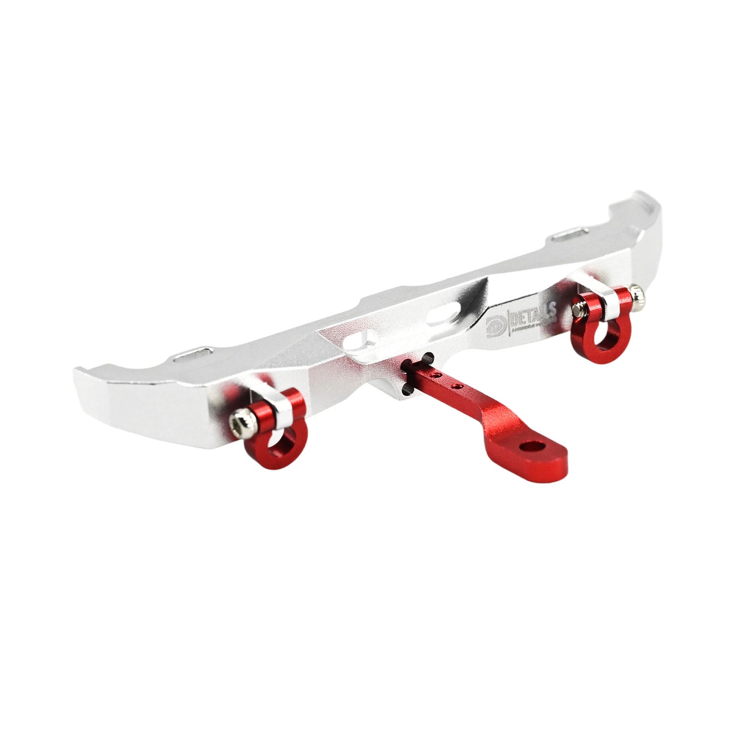 Hobby Details Aluminum Alloy  Rear Bumper with  Trailer Hook for Axial SCX30 Jeep/Bronco Upgrade Parts