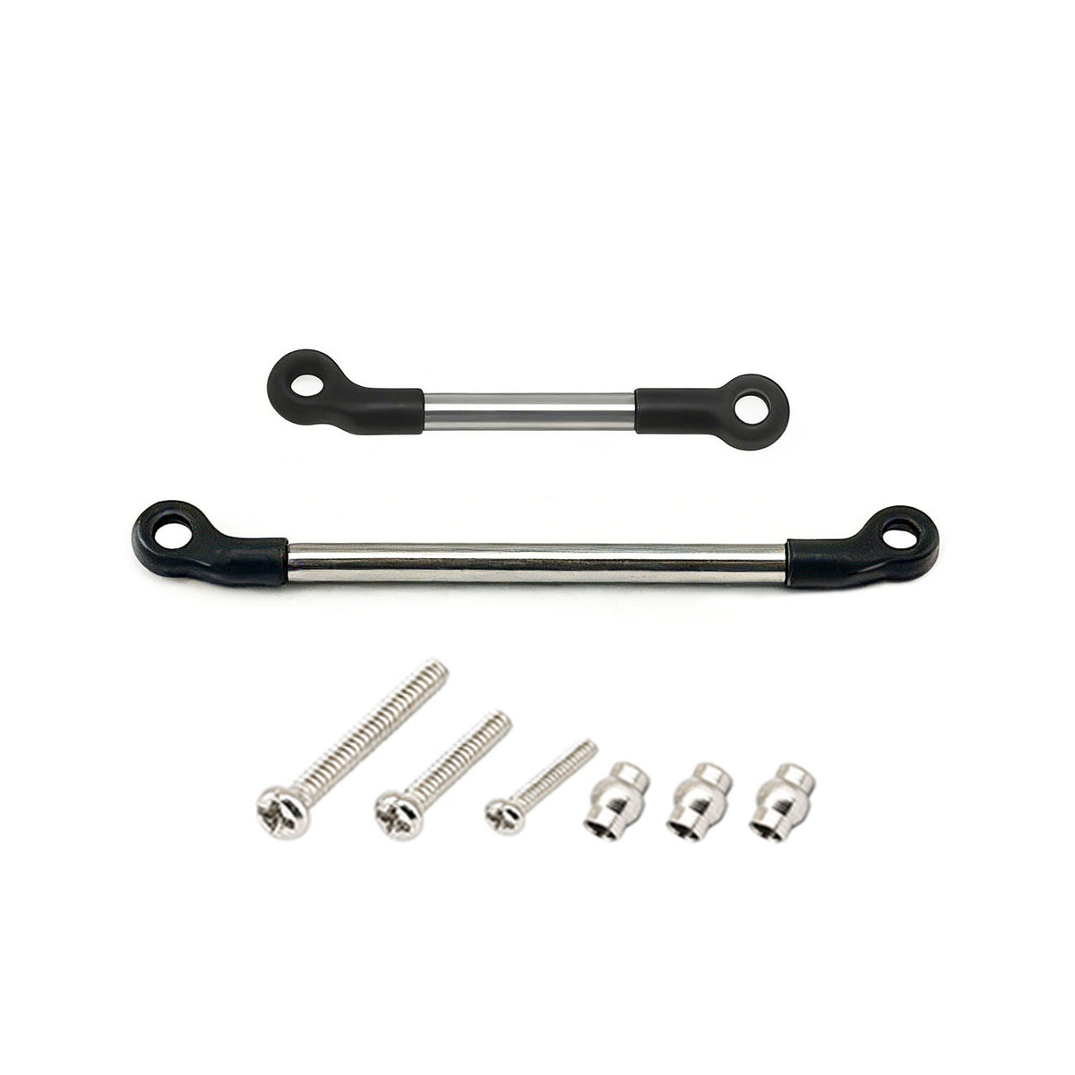Hobbydetails Stainless Steel Chassis Links Steel Steering Links  For SCX30 Tacoma