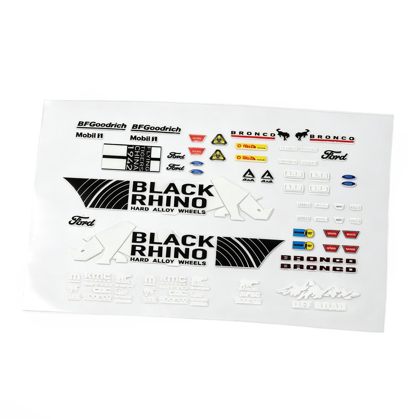 Hobbydetails Decal Sticker for SCX30 Jeep Wrangler