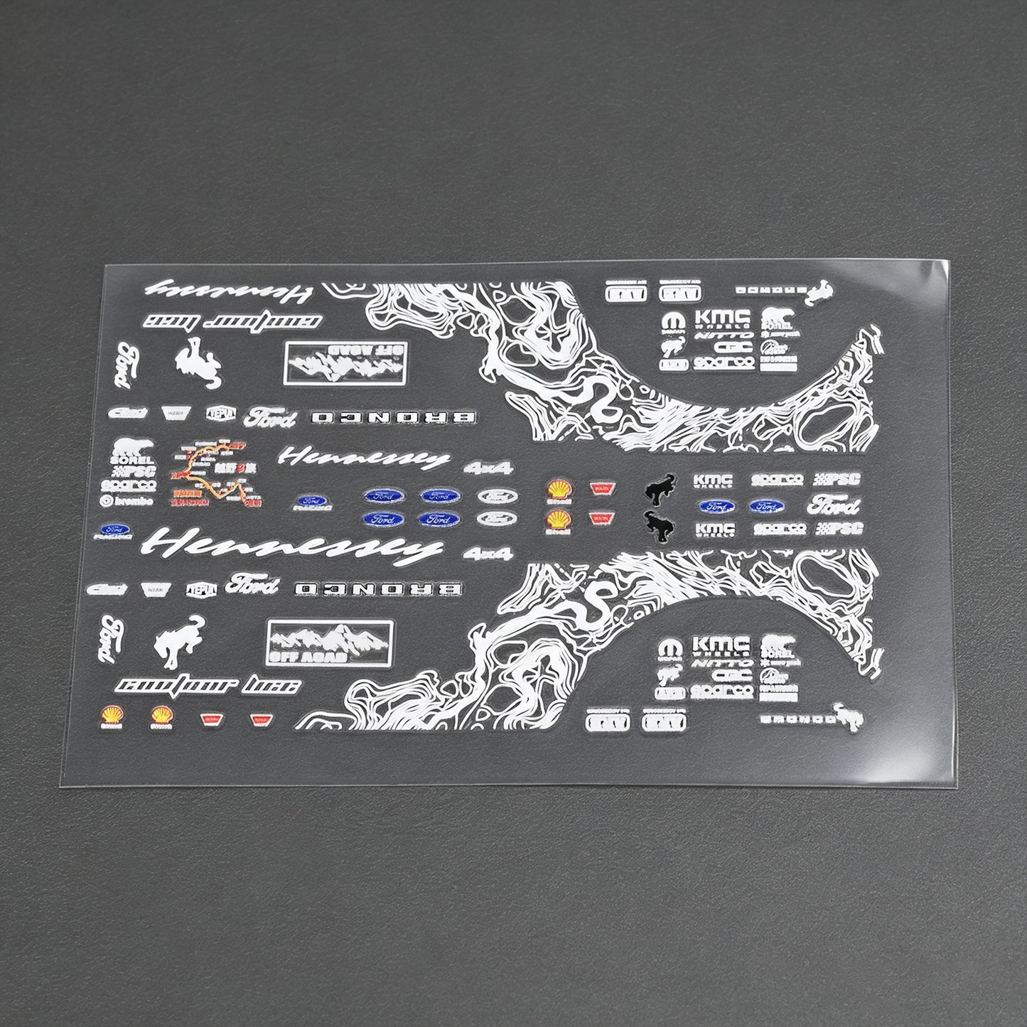 Hobbydetails Decal Sticker for SCX30 Jeep Wrangler