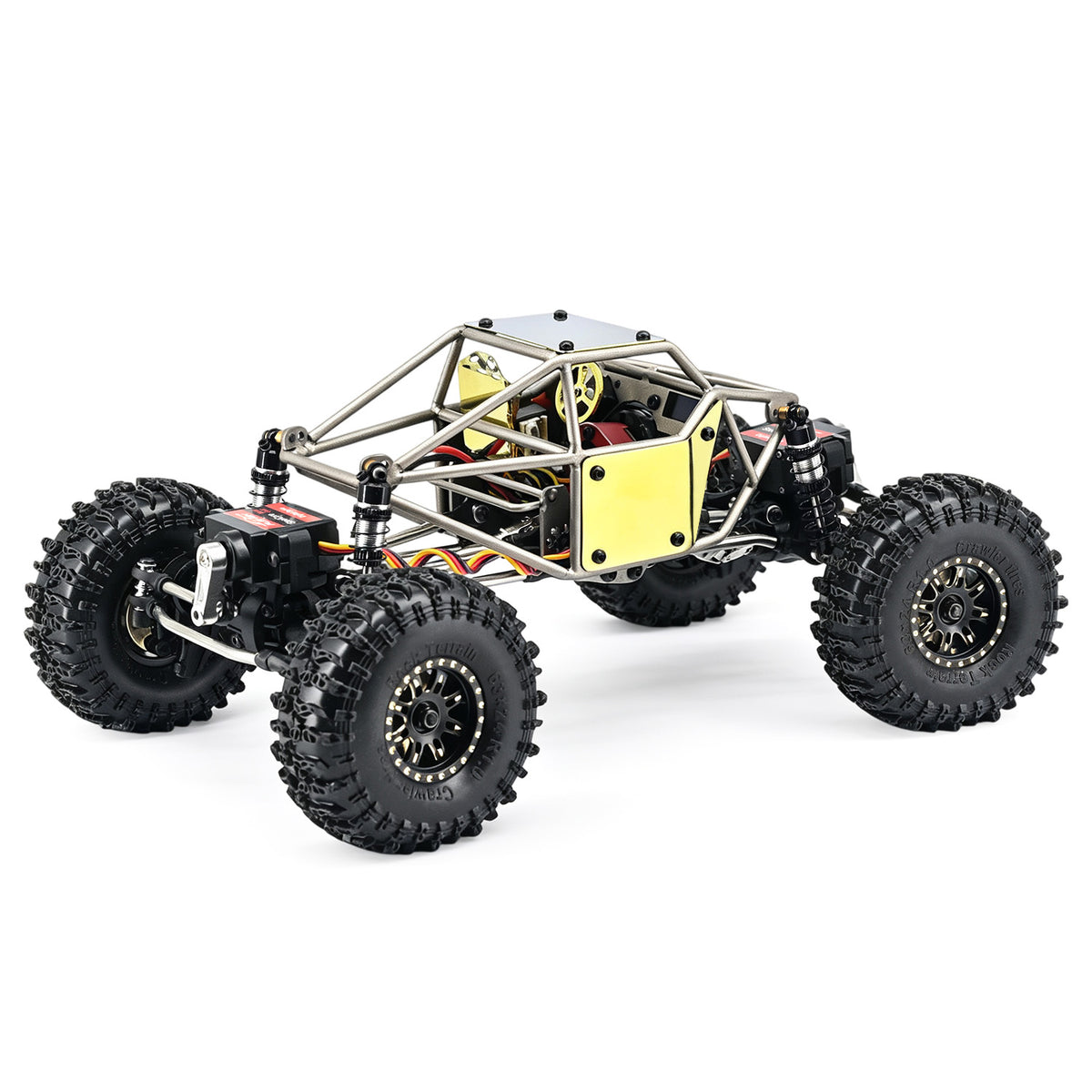 Furitek Limited Edition Titan Buggy 18 – ARTR Titanium Gold Edition W/ Active PRO 4WS & Micro Tesla Digiboard