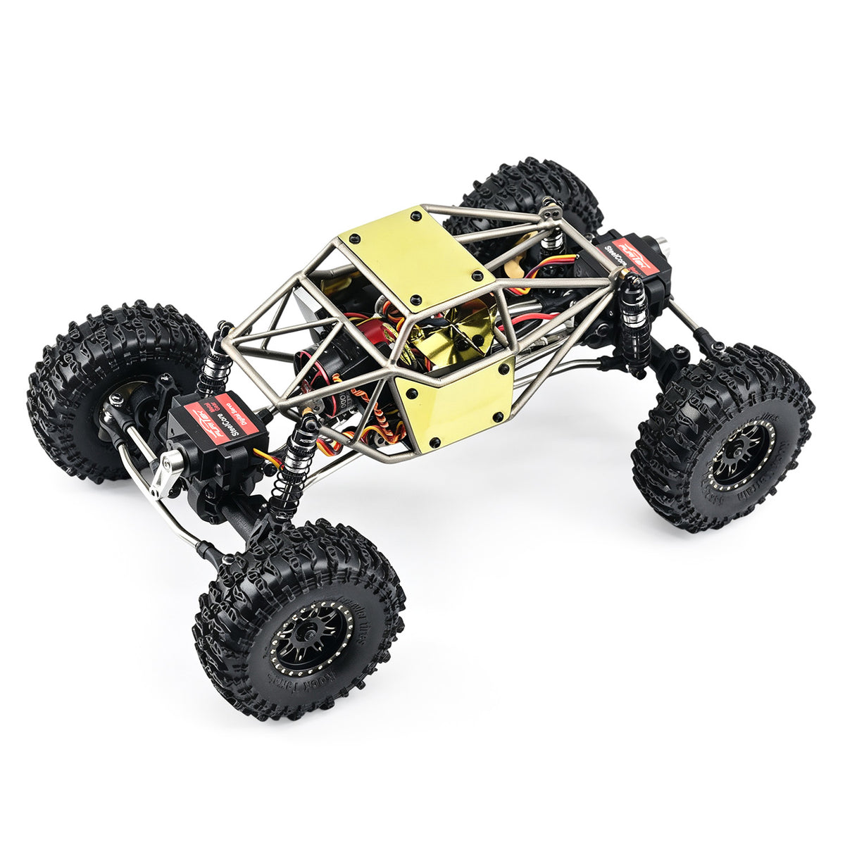 Furitek Limited Edition Titan Buggy 18 – ARTR Titanium Gold Edition W/ Active PRO 4WS & Micro Tesla Digiboard