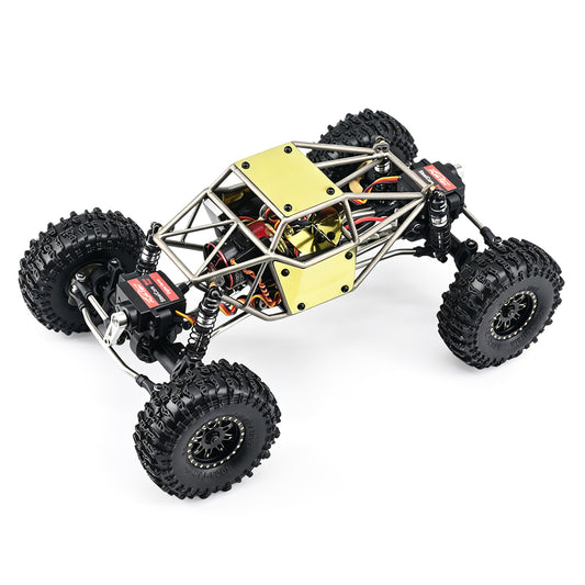 Furitek Limited Edition Titan Buggy 18 – ARTR Titanium Gold Edition W/ Active PRO 4WS & Micro Tesla Digiboard