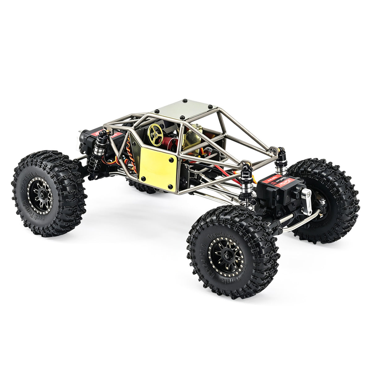 Furitek Limited Edition Titan Buggy 18 – ARTR Titanium Gold Edition W/ Active PRO 4WS & Micro Tesla Digiboard