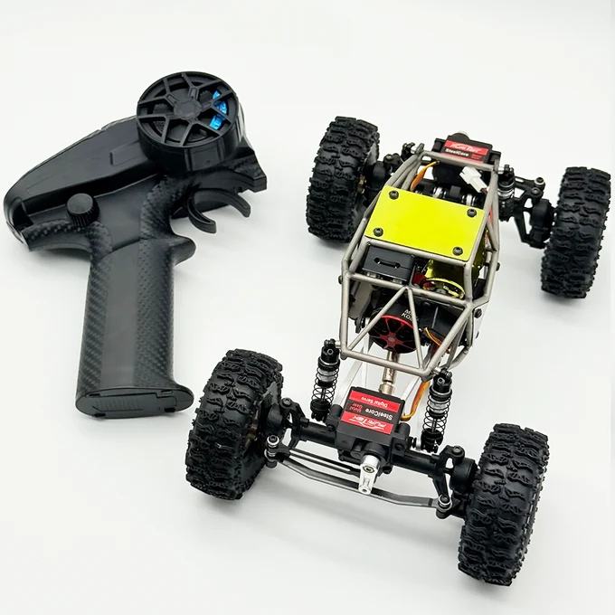 Furitek Limited Edition Titan Buggy 18 – ARTR Titanium Gold Edition W/ Active PRO 4WS & Micro Tesla Digiboard