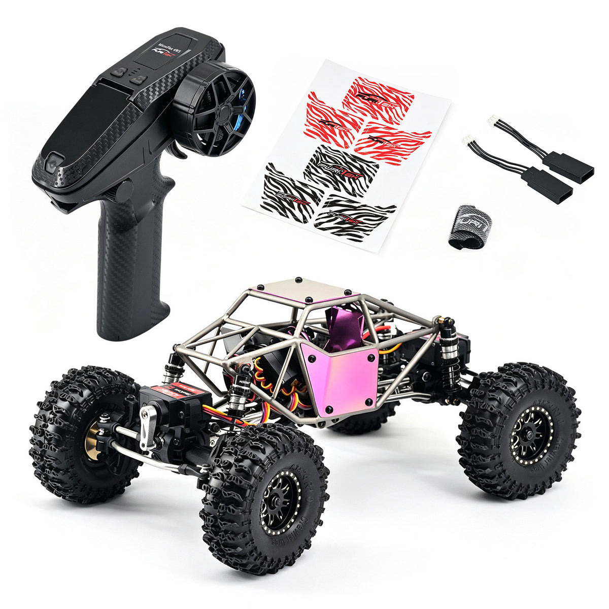 Furitek Limited Edition Titan Buggy 18 – ARTR Titanium Purple Edition w/ Active Pro 4WS & Micro Tesla DigiBoard