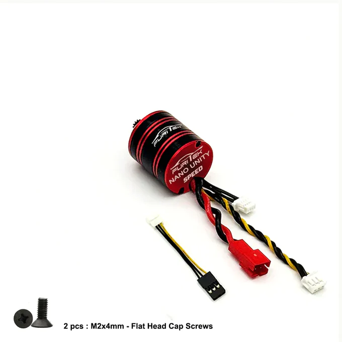 Furitek NANO UNITY SPEED CONTROL 2-in-1 FOC ESC & Motor for Axial SCX30