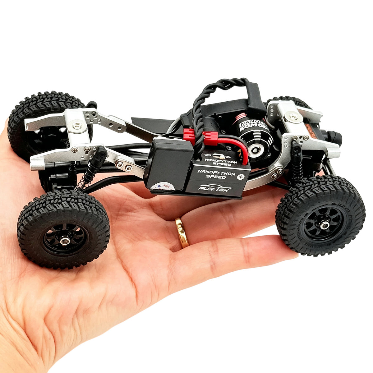 Furitek NanoModo SPEED 2026 Stock TX Plug &amp; Play Control System (ESC + Brushless Motor + RX) for Axial SCX30