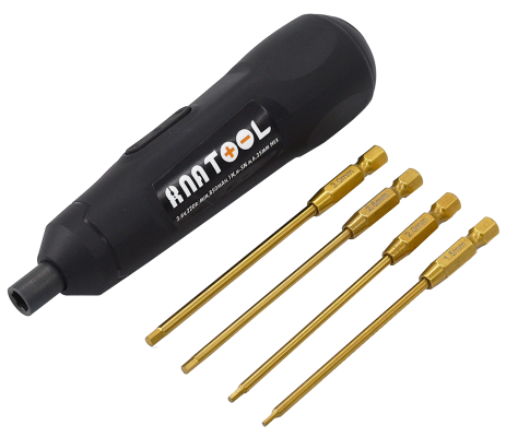 Hobbydetails Tool Hurricane Hand&amp;Automatic Integrated Mini Power Tool with Hex1.5-3.0mm Tips&nbsp;