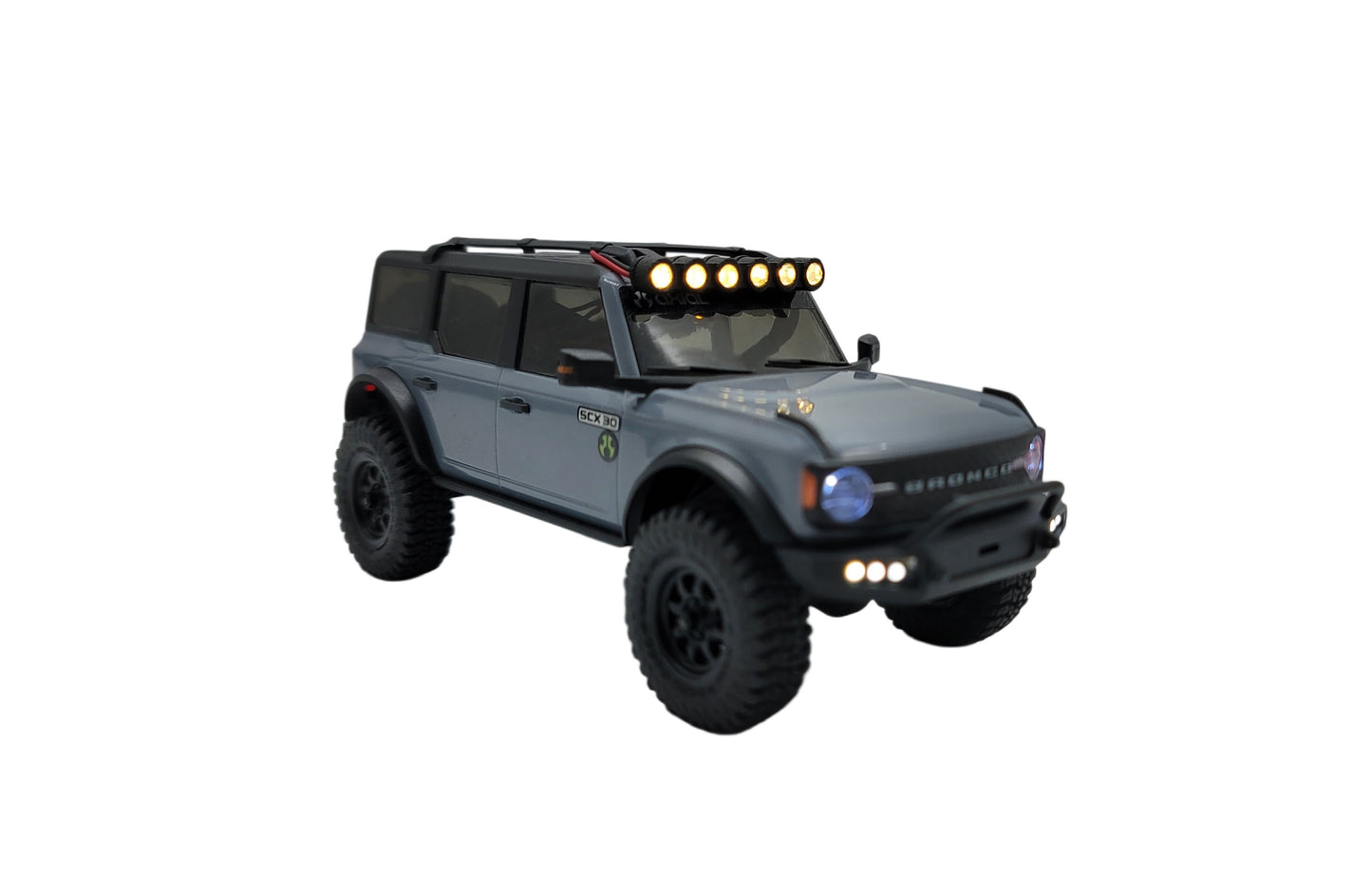 Hobbydetails Round Roof Light for SCX30 Bronco