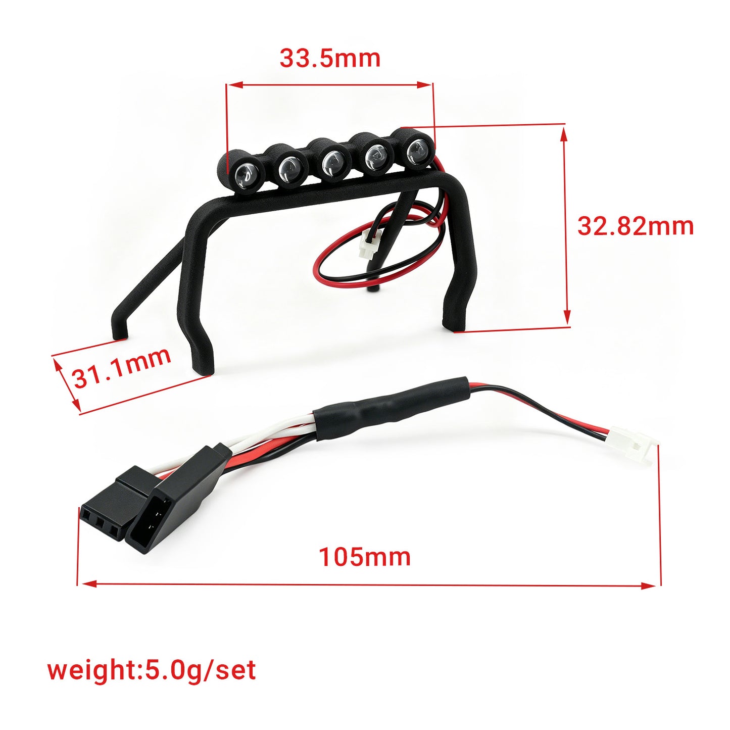 Hobbydetails SCX30 Roof light for K10