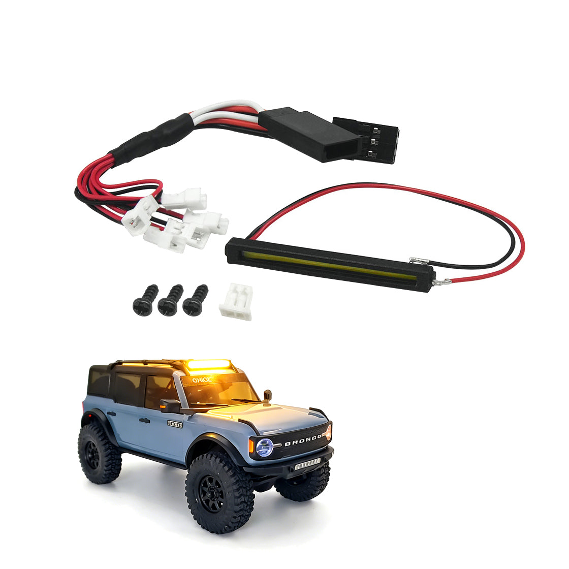 Hobby Details SCX30  Straight  Light Bar for Bronco