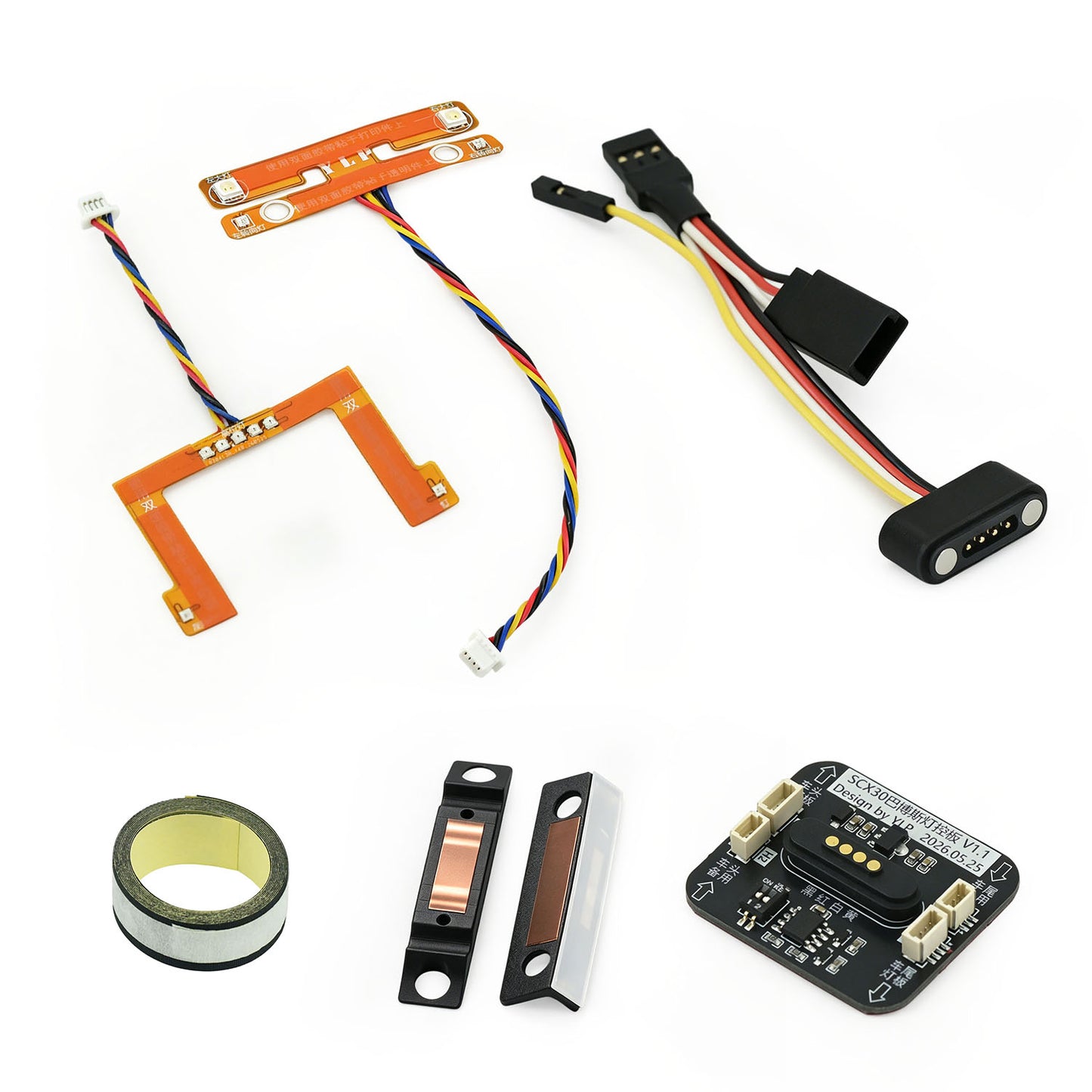 Hobbydetails SCX30 RGB light for G-class body Hobbydetails SCX30 RGB light for G-class body