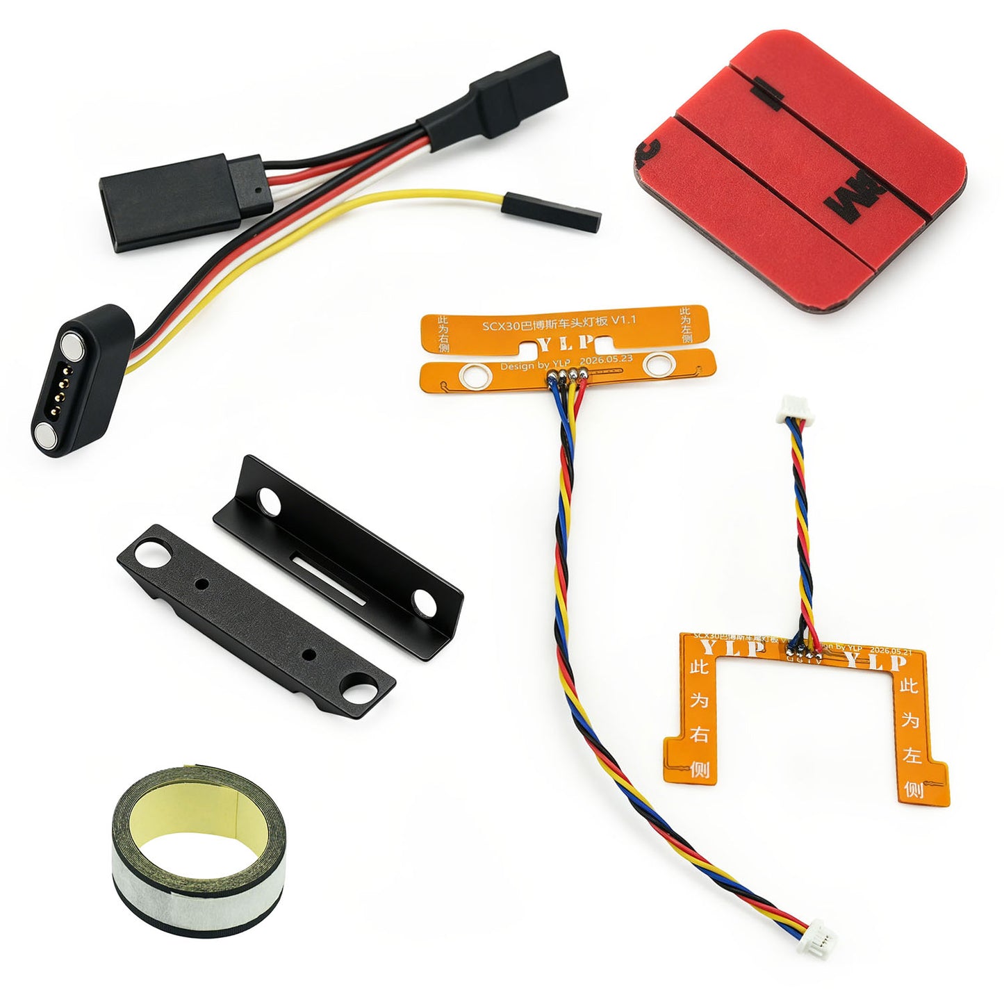 Hobbydetails SCX30 RGB light for G-class body Hobbydetails SCX30 RGB light for G-class body
